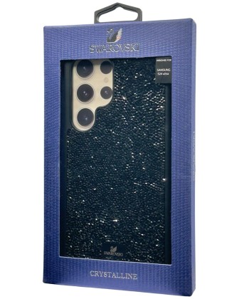 Накладка для Samsung Galaxy S24 Ultra Swarovski черный