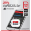 micro SDXC карта памяти SanDisk 128GB Class10 Ultra A1 UHS-I 140MB/s (SDSQUAB-128G-GN6MN) (без ад.)