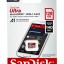 micro SDXC карта памяти SanDisk 128GB Class10 Ultra A1 UHS-I 140MB/s (SDSQUAB-128G-GN6MN) (без ад.)