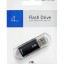 USB флеш накопитель Smartbuy 4GB V-Cut Black (SB4GBVC-K)