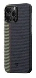 Накладка для i-Phone 14 Pro 6.1" Pitaka Magez Case 3 чёрно-зелёная