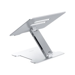 Охлаждающая подставка c USB-хабом для ноутбука Orico LST-4A 4xUSB3.0 серебристая