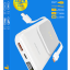 Powerbank с беспроводной зарядкой MagSafe Borofone BJ26 10000mAh 1USB/1C 22.5W белый