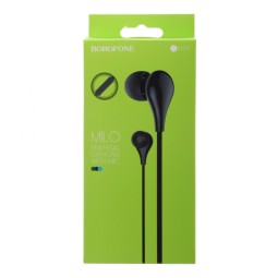 Наушники с микрофоном Borofone BM24 Milo 1.2м черные