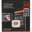 micro SDXC карта памяти SanDisk 64GB Class10 Extreme UHS-I U3 (170 Mb/s) без адаптера SDSQXAH-064G-G