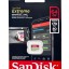 micro SDXC карта памяти SanDisk 64GB Class10 Extreme UHS-I U3 (170 Mb/s) без адаптера SDSQXAH-064G-G