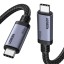 Usb Кабель-зарядка Type-C на Type-C Ugreen L706 Gen4 240W 80Gbps 1м черно-серый