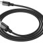 Usb Кабель-зарядка Lightning Hoco X14 Times speed 2A 2м в тканевой оплетке черный