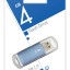 USB флеш накопитель Smartbuy 4GB V-Cut Blue (SB4GBVC-B)