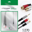 Переходник AUX 3,5mm на 2xRCA (мама) Livepower S270 черный
