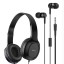 Стереонаушники Bluetooth полноразмерные HOCO W24 Enlighten с микрофоном 1.2м фиолетовый