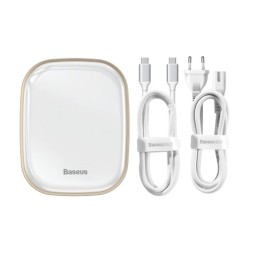 USB-С хаб Baseus 2USB/1C/SD/TF/HDMI 4K/RJ45/3.5мм CAHUB-AU02 белый