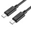Usb Кабель-зарядка Type-C на Type-C Hoco X88 3.0A  60W 2M черный
