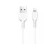 Usb Кабель-зарядка Lightning Hoco X20 Flash 2.0A 1м силиконовый белый