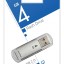 USB флеш накопитель Smartbuy 4GB V-Cut Silver (SB4GBVC-S)