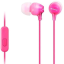 Стереонаушники Sony MDR-EX15AP с микрофоном розовые (High Copy)