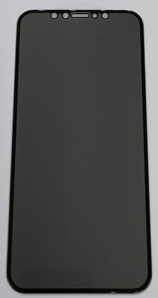 Защитное стекло для i-Phone 11 Pro/X/Xs 5.8" Анти-Шпион чёрное