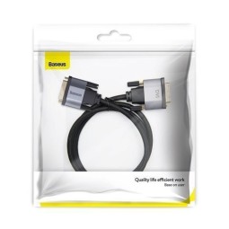 Кабель Baseus Enjoyment Series DVI на DVI 1м CAKSX-Q0 черный