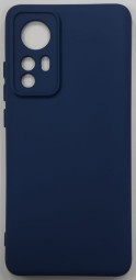 Накладка для Xiaomi Redmi 12X силикон матовый синий
