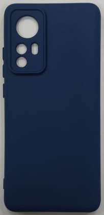 Накладка для Xiaomi Redmi 12X силикон матовый синий