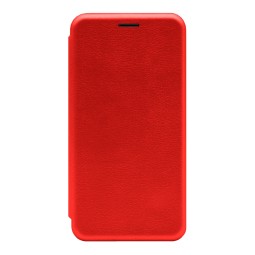 Чехол-книжка Xiaomi redmi Note 13 4G Fashion Case кожаная боковая красный