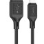 Usb Кабель-зарядка Lightning Hoco X90 2.4A 1м силиконовый черный