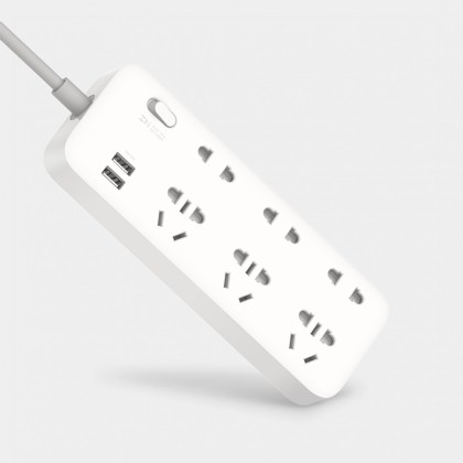 Сетевой адаптер Xiaomi ZMI CX05 6 Sockets/2 USB Potrs белый