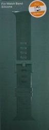 Сменный браслет силиконовый для Apple Watch 38mm с застежкой в коробке бирюзовый