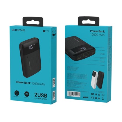 Powerbank Borofone BT21 10000mAh 2USB 2A черный