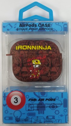 Силиконовый светящийся в темноте чехол для AirPods 3 Luxo Kaws рисунок №22