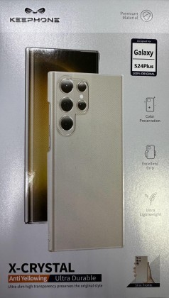Накладка для Samsung Galaxy S24 Plus Keephone X-Crystal Anti Yellowing прозрачный