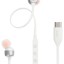 Наушники с микрофоном JBL T310C Type-C белые