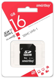 SDHC карта памяти Smartbuy 16GB Сlass 10