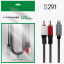 Кабель Lightning (папа) - 2xRCA (папа) Livepower S291 1.8м черный