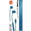 Наушники с микрофоном JBL T310C Type-C синие