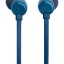 Наушники с микрофоном JBL T310C Type-C синие