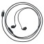 Наушники с микрофоном Remax wired sleep earphones RM-518i Lightning чёрные