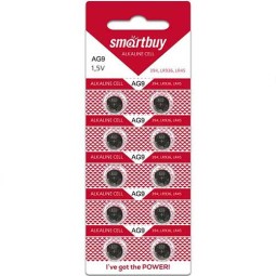 Батарейка часовая Smartbuy AG9-10B (200/2000) SBBB-AG9-10B