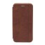 Чехол-книжка Samsung Galaxy A12 Fashion Case кожаная боковая бордовая