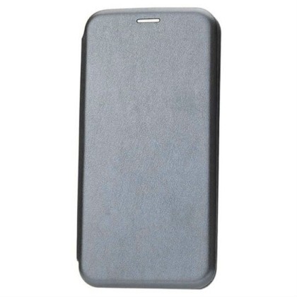 Чехол-книжка Xiaomi redmi Note 10 Fashion Case кожаная боковая серая