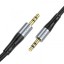 Аудиокабель AUX 3,5mm Hoco 1m UPA22 черный