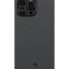 Накладка для i-Phone 14 Pro Max 6.7" Pitaka Magez Case 3 черно-серый, кевлар(арамид)