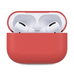 Силиконовый чехол для AirPods Pro красное вино