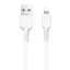 Usb Кабель-зарядка Lightning Hoco X20 Flash 2.0A 3м силиконовый белый