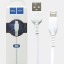 Usb Кабель-зарядка Lightning Hoco X20 Flash 2.0A 3м силиконовый белый