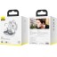 Мобильная Bluetooth-гарнитура Baseus Encok W17 NGW17-02 IP55 TWS V5.0 сенсорные серый