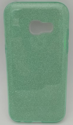 Накладка для Samsung Galaxy A3 (2017) силикон блестящий в ассортименте