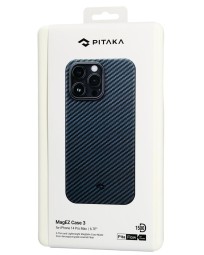 Накладка для i-Phone 14 Pro Max 6.7" Pitaka Magez Case 3 синяя