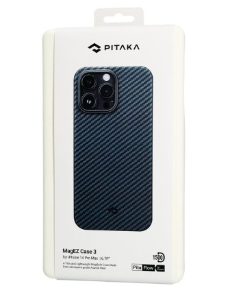 Накладка для i-Phone 14 Pro Max 6.7" Pitaka Magez Case 3 синяя