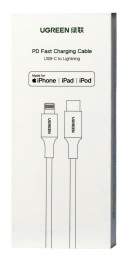 Usb Кабель-зарядка Type-C на Lightning Ugreen US304 3A 1м черный